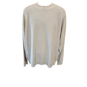 Indigo palms vintage XL waffle knit thermal neutral pullover EUC minimalist